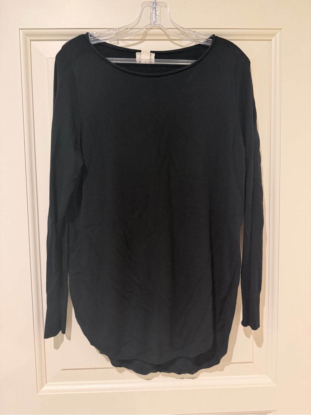 Caslon Black Long Sleeve Scoop Neck Top